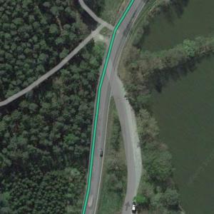 Parkplatz zwischen Gundelsdorf und Friesen