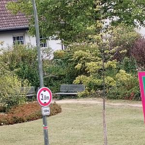 A30 Abfahrt Rheine bei esso tankstelle