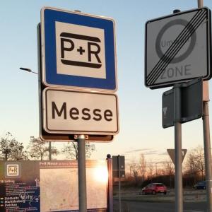 P+R Messe Leipzig