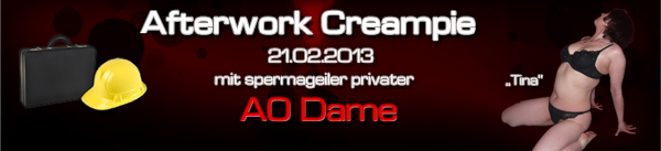 Afterwork Creampie - Party