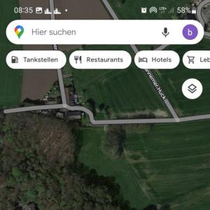 Altes Hotel oberhalb Raststätte Hünxe