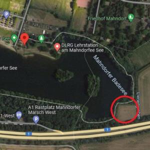 Mahndorfer See - Bereich an den Feldern
