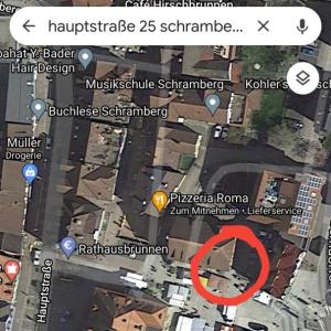 Toilette hinter dem Rathaus