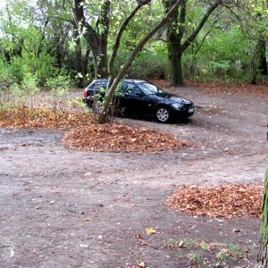 Alter Aura Parkplatz hinterer teil