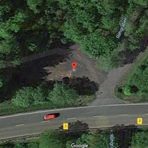 Parkplatz bei Kläranlage Simmershausen