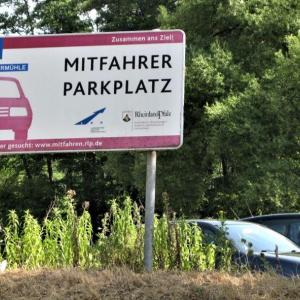 Mitfahrerparkplatz Biebermühle - hinterer Bereich