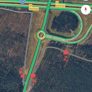 A24 Abfahrt Kremmen
