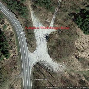 Waldparkplatz Windeberger Kreuz bei Mühlhausen
