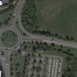 Mitfahrerparkplatz Grünstadt/Auf-& Abfahrt zur A6