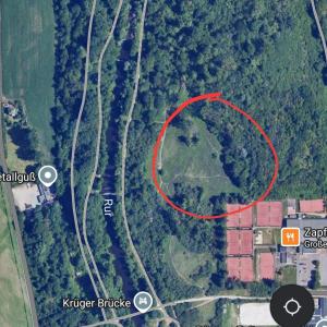 Düren Kuhbrücke an der Rur