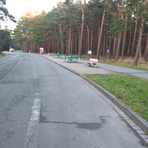 Parkplatz bei Seehausen Altmark