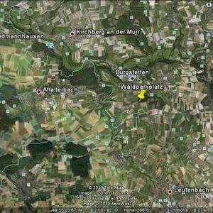 Treff m. w. p. Waldparkplatz Kirschenhardthof