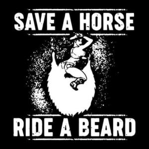 Männer mit Bärte/Frauen die drauf stehen