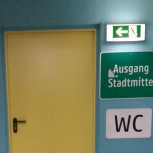 Tiefgarage WC