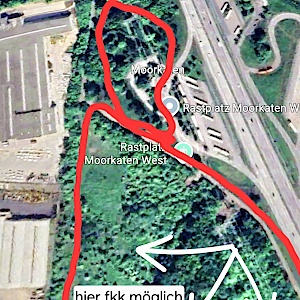 A7 Parkplatz Moorkaten West