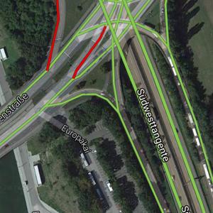 Hafenparkplatz - Nürnberg