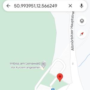 Parkplatz am Leinawald !