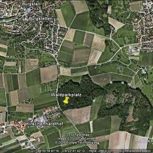 Treff m. w. p. Waldparkplatz Kirschenhardthof