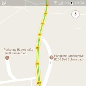 Wald Parkplatz B260 (Bäderstrasse)