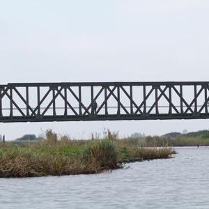 Alte Eisenbahnbrücke in Schwabstedt