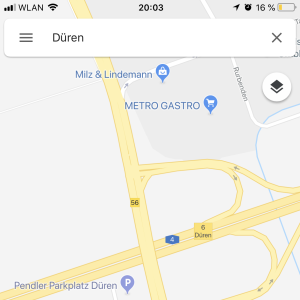 Pendlerparkplatz A4, Ausfahrt Düren