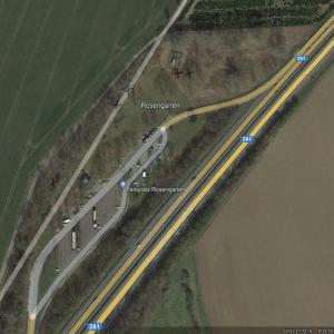 Rastplatz A261 von Hamburg kommend