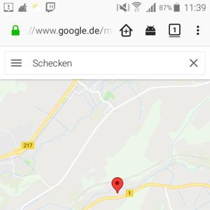 Zum Schecken an der Bundesstraße 1