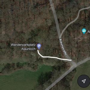 Alaunloch – 2 Parkplätze - „Alaun“ und „im Loch“