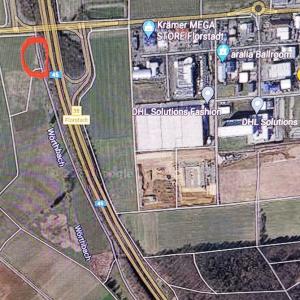 A45 Richt. Giessen Parkpl.nach Abf.Florstadt