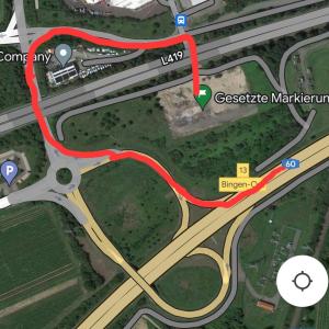 Mitfahrerparkplatz A60 Abfahrt Bingen-Ost