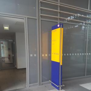 Bahnhofsklappe Südkreuz in Berlin