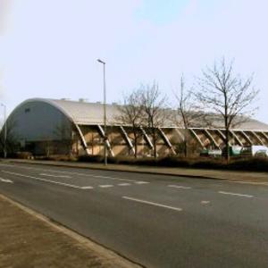 Neuss Südpark, hinter der Eishalle