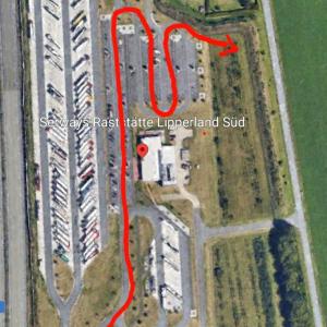 A2 Rastplatz Lipperland Süd Richtung Hannover