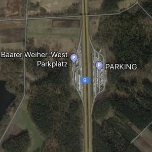 A9 bei Manching beide Seiten München & Nürnberg