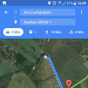 Stiller Parkplatz bei Malchow