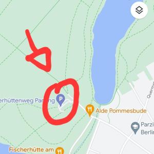 Parkplatz Fischerhüttenweg Grunewald