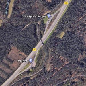 B45 höhe Rodgau auf beiden Seiten