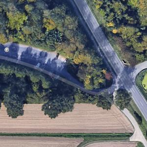 Parkplatz zwischen Renningen und Rutesheim